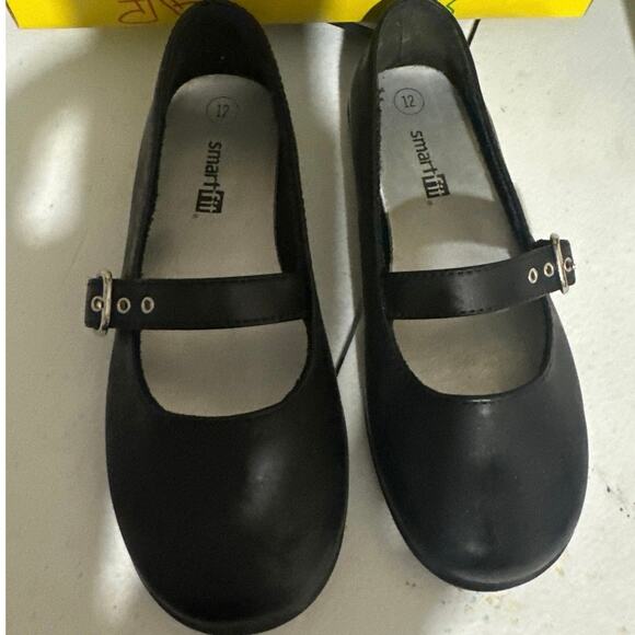 Smart fit Mary Jane Charles IX Black Noir shoes kids size 12 excellent condition - Picture 5 of 7